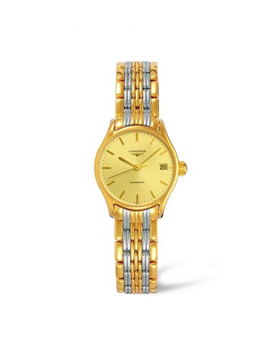 Longines Lyre 25 Automatic PVD Gold Champagne Bracelet
