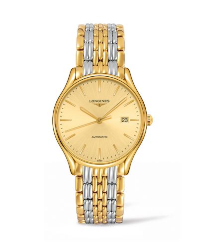 Longines Lyre 38.5 Automatic PVD Gold Champagne Bracelet