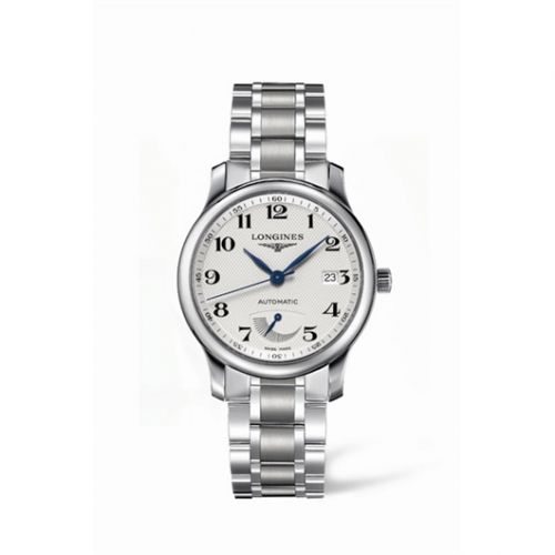 Longines Master Collection 38.5mm Power Reserve Stainless Steel Silver-Arabic Bracelet