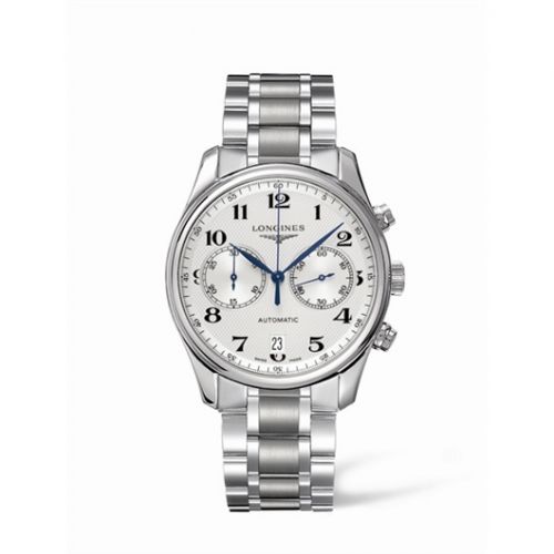 Longines Master Collection Chronograph 40 Stainless Steel Silver Bracelet