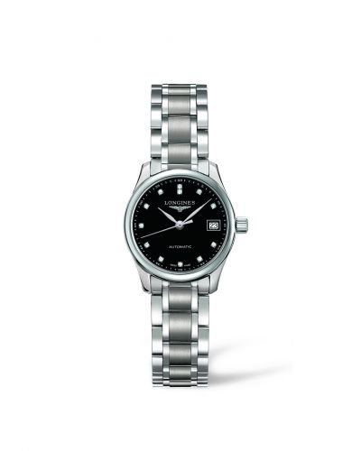 Longines Master Collection Date 25.5 Black Bracelet