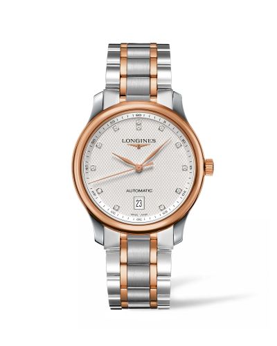 Longines Master Collection Date 38.5 Two Tone Rose Diamond