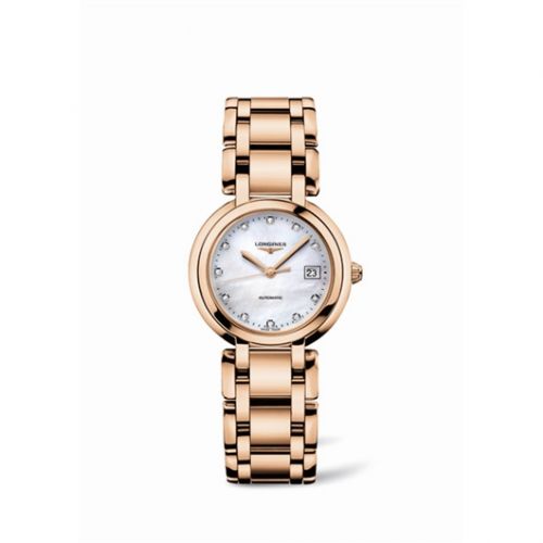 Longines PrimaLuna Automatic 30 Pink Gold MOP