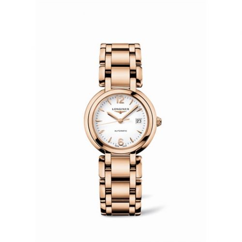 Longines PrimaLuna Automatic 30 Pink Gold Arabic