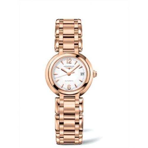 Longines PrimaLuna Automatic 26.5 Pink Gold Arabic