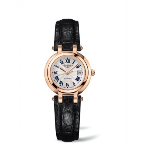 Longines PrimaLuna Automatic 26.5 Pink Gold Leather