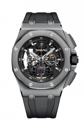 Audemars Piguet Royal Oak Offshore Tourbillon Chronograph Openworked Titanium Rubber