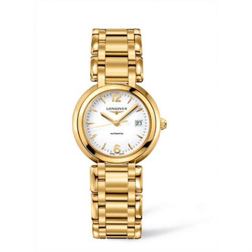 Longines PrimaLuna Automatic 30 Yellow Gold Arabic