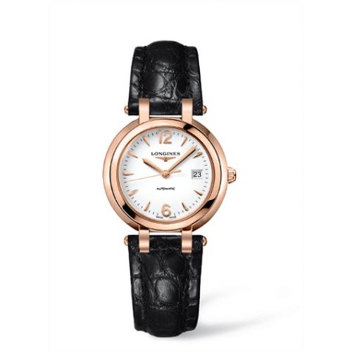 Longines PrimaLuna Automatic 30 Pink Gold Leather Arabic