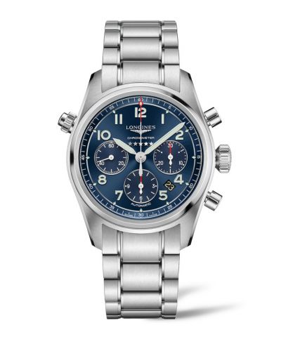 Longines Spirit Chronograph 42 Blue Bracelet