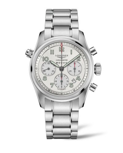 Longines Spirit Chronograph 42 Silver Bracelet