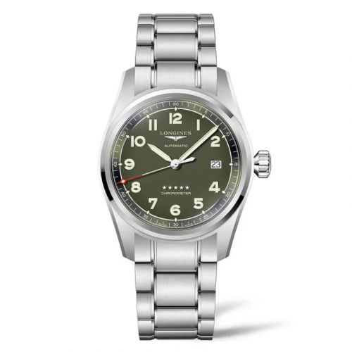 Longines Spirit Automatic 40 Green Bracelet
