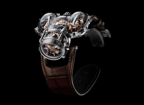 MB&F Horological Machine N°9 HM9 Sapphire Vision White Gold Red Gold