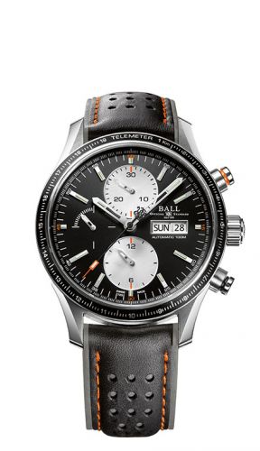 Ball Watch Fireman Storm Chaser Pro Stainless Steel Black Calf