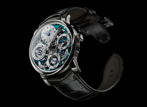 MB&F Legacy Machine Perpetual Titanium Green
