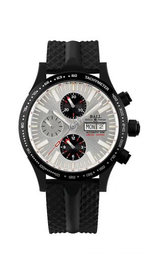 Ball Watch Fireman Storm Chaser DLC Glow Silver Rubber