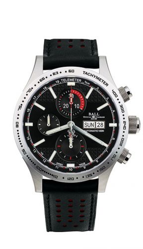 Ball Watch Fireman Storm Chaser Stainless Steel Black Calf