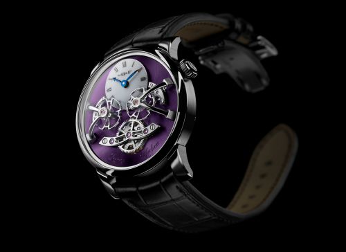 MB&F Legacy Machine N°2 LM2 White Gold Purple