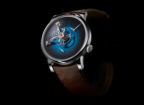MB&F Legacy Machine LM101 Moser Funky Blue