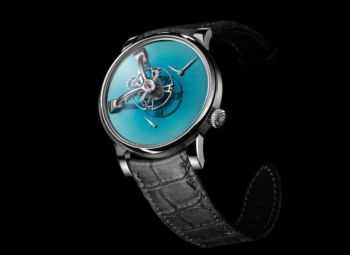 MB&F Legacy Machine LM101 Moser Aqua Blue