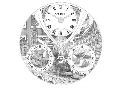 MB&F x Eddy Jaquet Legacy Machine Split Escapement Around The World In Eighty Day