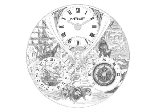MB&F x Eddy Jaquet Legacy Machine Split Escapement The Adventures Of Captain Hatteras