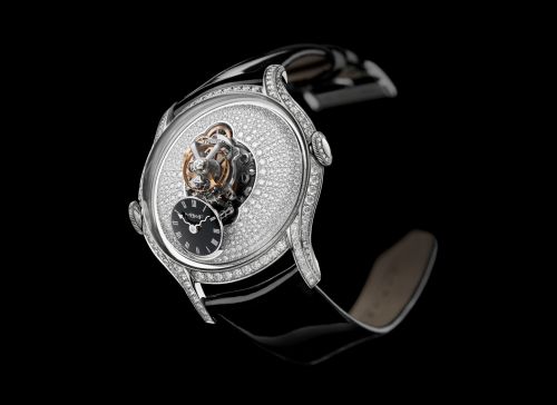 MB&F Legacy Machine FlyingT Black Lacquer Pavée