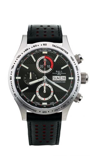 Ball Watch Fireman Storm Chaser Stainless Steel Grey Calf