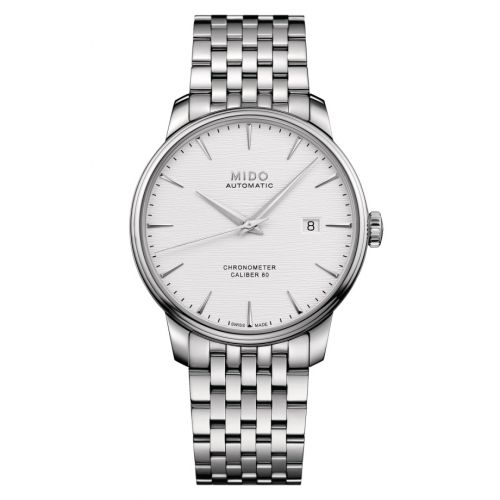 Mido Baroncelli Chronometer Stainless Steel Silver Bracelet