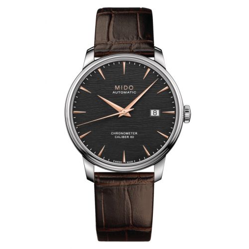 Mido Baroncelli Chronometer Stainless Steel Anthracite