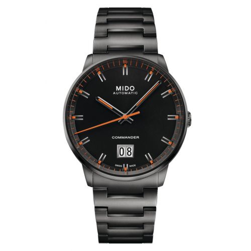 Mido Commander Big Date PVD Black Bracelet