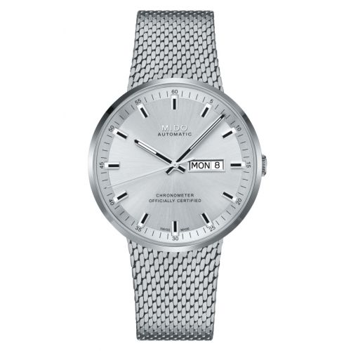 Mido Commander Icône Stainless Steel Silver Bracelet