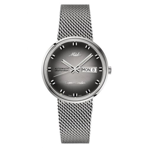 Mido Commander Shade Stainless Steel Grey Bracelet