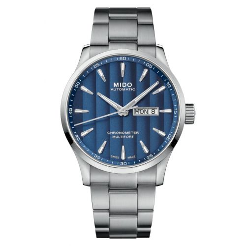 Mido Multifort Chronometer 1 Stainless Steel Blue Bracelet