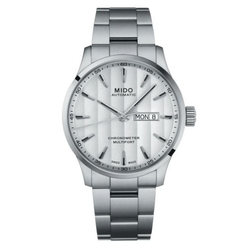 Mido Multifort Chronometer 1 Stainless Steel Silver Bracelet