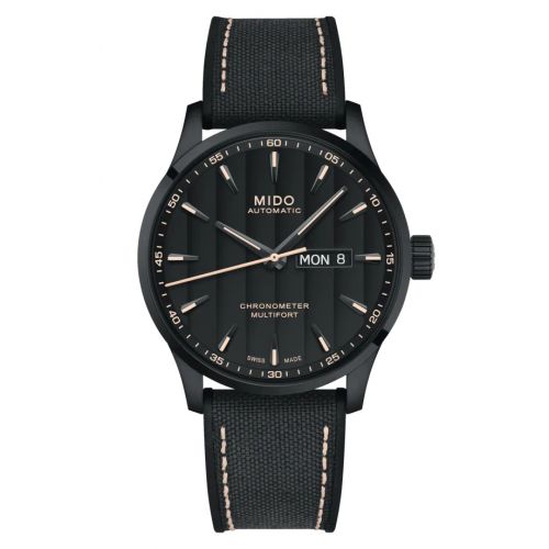Mido Multifort Chronometer 1 PVD Black Strap