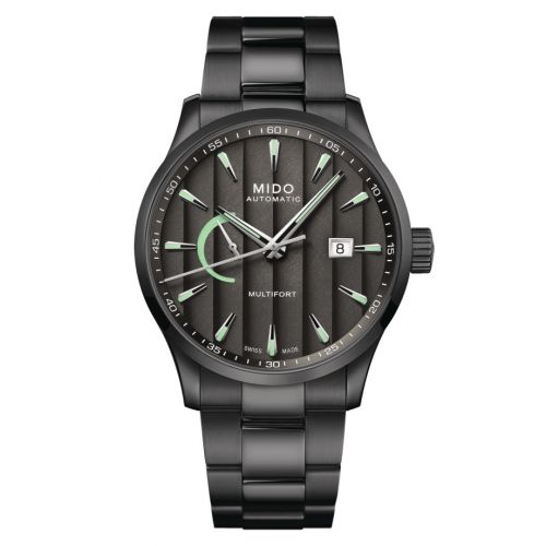 Mido Multifort Power Reserve PVD Grey Bracelet