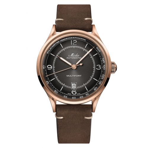 Mido Multifort Patrimony Rose Gold Anthracite