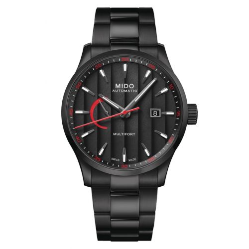 Mido Multifort Power Reserve PVD Black Bracelet