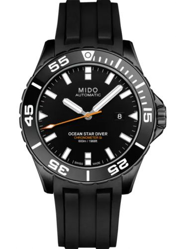 Mido Ocean Star 600 Chronometer DLC Black Rubber