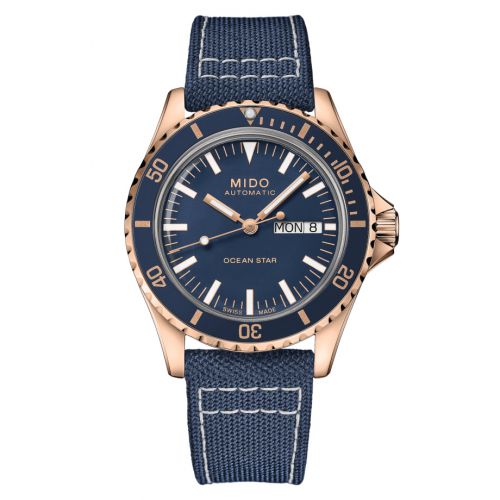 Mido Ocean Star Tribute Rose Gold Blue