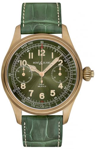 Montblanc 1858 Chronograph Tachymeter Bronze Only Watch 2017