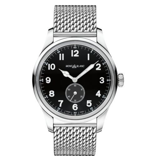 Montblanc 1858 Automatic Small Second Stainless Steel Black