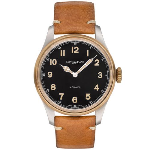 Montblanc 1858 Automatic 44 Stainless Steel Bronze Black