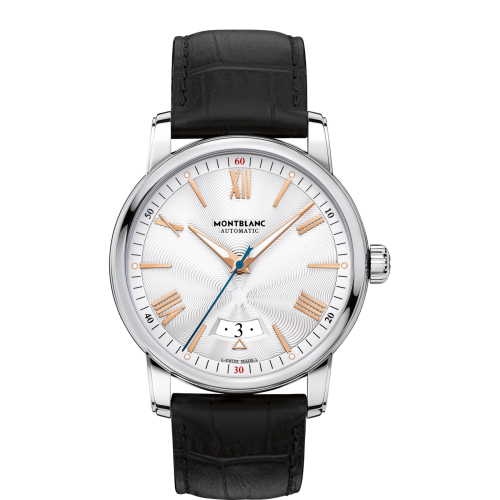 Montblanc 4810 Date Automatic Stainless Steel Silver Alligator