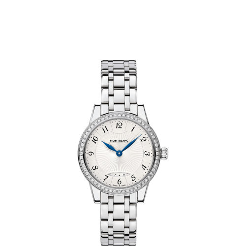 Montblanc Bohème Date 27 Stainless Steel Diamond Silver Bracelet