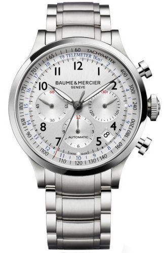 Baume & Mercier Capeland Chronograph 44 Silver Bracelet