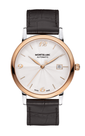 Montblanc Classique Date Automatic 39mm Two Tone Guilloche