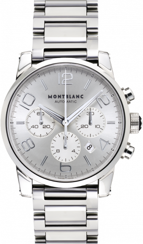 Montblanc Timewalker Chronograph Automatic Silver Bracelet