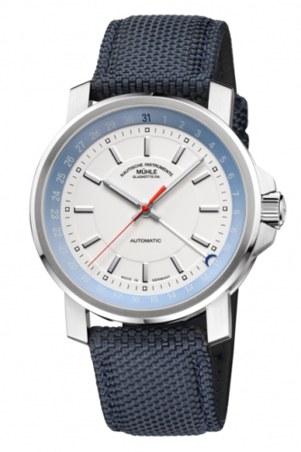 Mühle Glashütte 29er Zeigerdatum White Strap